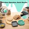 Sandwich Press Kids Food Cutters For Kids Lunch Crust Cutter Sandwich For Kids Lunch Box Accessories For Kids For Lunchbox