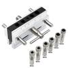 Vertical Center Puncher Pocket Hole Jig Drill Guide Woodworking Tools Central Positioning Automation Doweling Hole Jig