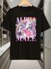 [Funny Retro Unicorn] Funny Retro Unicorn T-shirt | Alpha Male Satirical Round-n