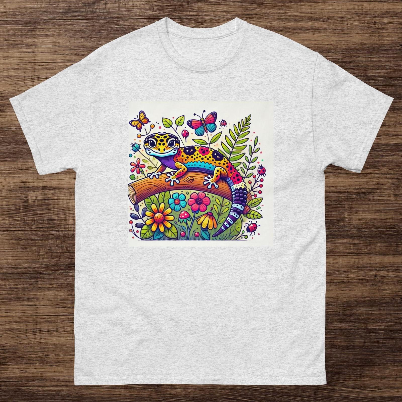 Abstract Leopard Gecko Shirt Mango - Pet T Shirt - Unique 328 S разноцветный