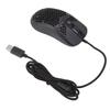 RGB Mouse Cellular Hollow Design Lightweight Wired Backlight 12000DPI 6 Level Regulable Type C Gaming Mouse for Tablets