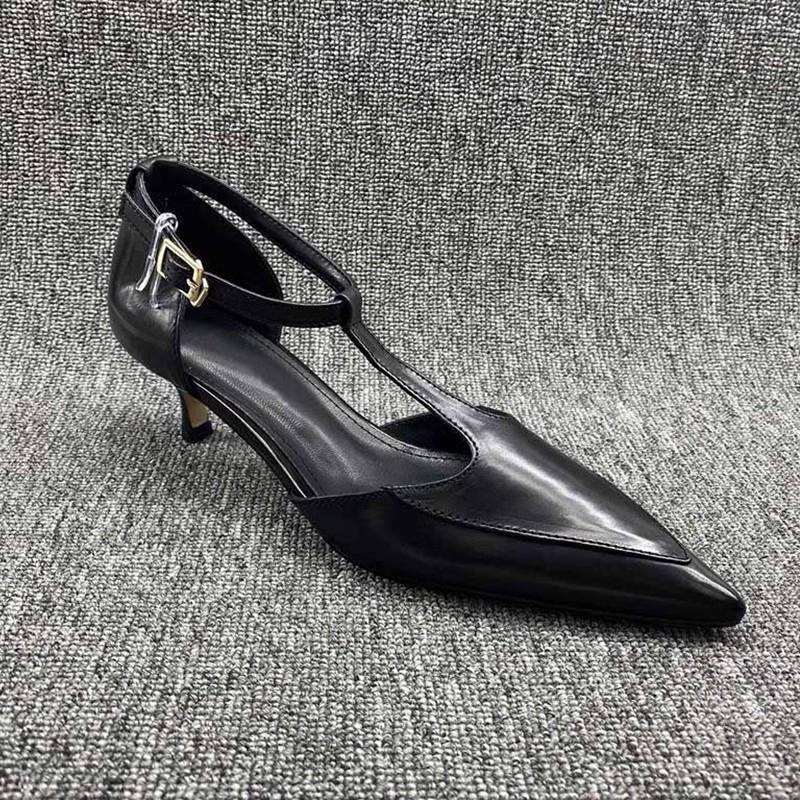 Fashion Pointed Toe Women Mid Heels Shoes Designer Shallow Elegant Heeled Sandals 2025 Trend Pumps Party Shoes Dress Mujer Zapatillas