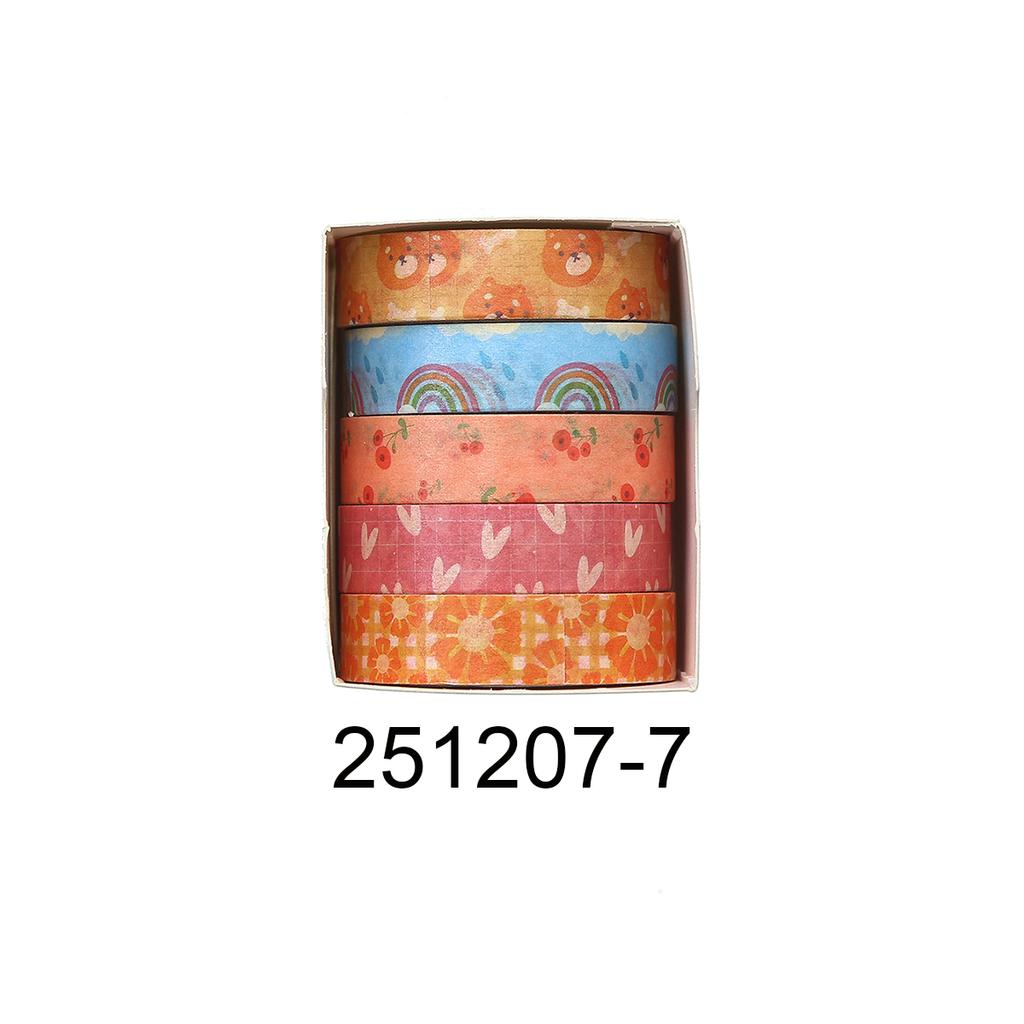 Retro Flower vintage Washi tape set, suitable for DIY photo frames, diaries, gift box packaging, exquisite decorative items