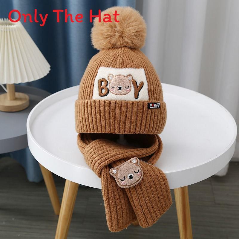 Childrens Knitted Hat And Scarf Set With Windproof Warmth For Winter Play