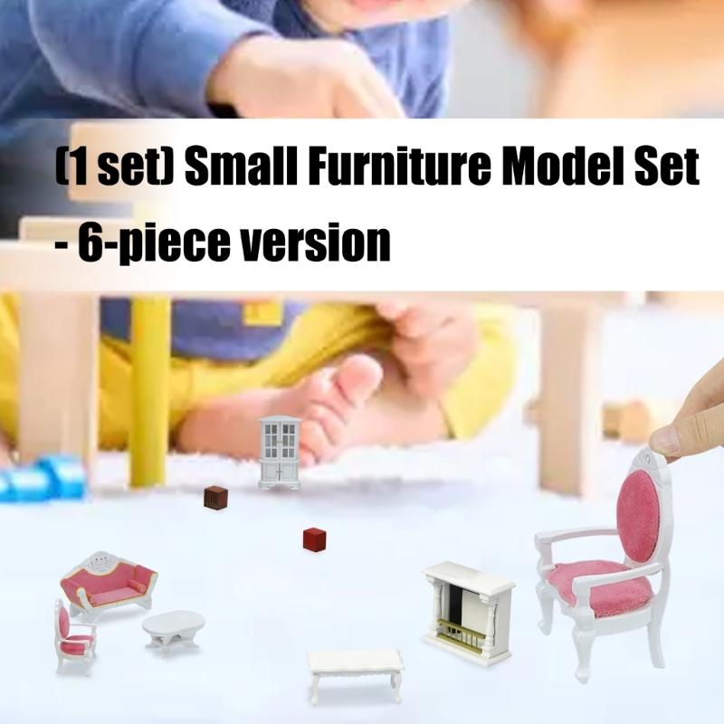 Handcrafts Doll House Miniature Furniture Set For Kids Creative Pretend Play And Craft Model Project Landscape Accessory