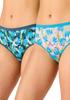Cotton Women's Panties (2pack) Patterned with Lace LPC 572 Key