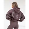 Women Sweatshirts Black Hooded Pullover Big Letter Print Loose Fit New Comfortable Casual Streetwear Minimalist Style Daily Wear