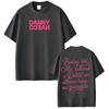 Rapper Danny Ocean Moda Gráfica Camiseta Masculina Feminina Estética Solta Casual Camisetas de Algodão Manga Curta Camisetas Harajuku Tops