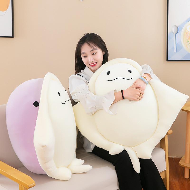 Adorable Plush Stingray Toy With Soft Pp Cotton And Cute Design Available In Blue And Purple