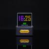 GeekMagic GIFTV Crystal Cube Holographic Mini Electric Digital Clock Desktop Smart Weather Station DIY Animations Photo Display