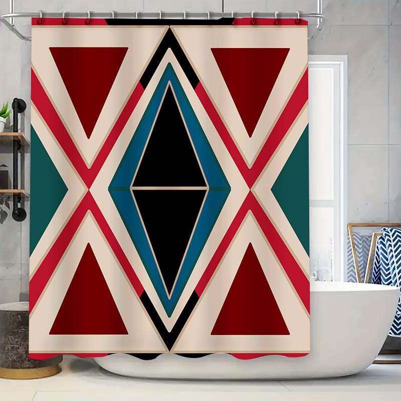

Luxury Bathroom Shower Curtain Set Adorable Dog Print With Soft Pastel Colors Waterproof Fabric For Bath Decoration W60H190(CM)-1 Pcs