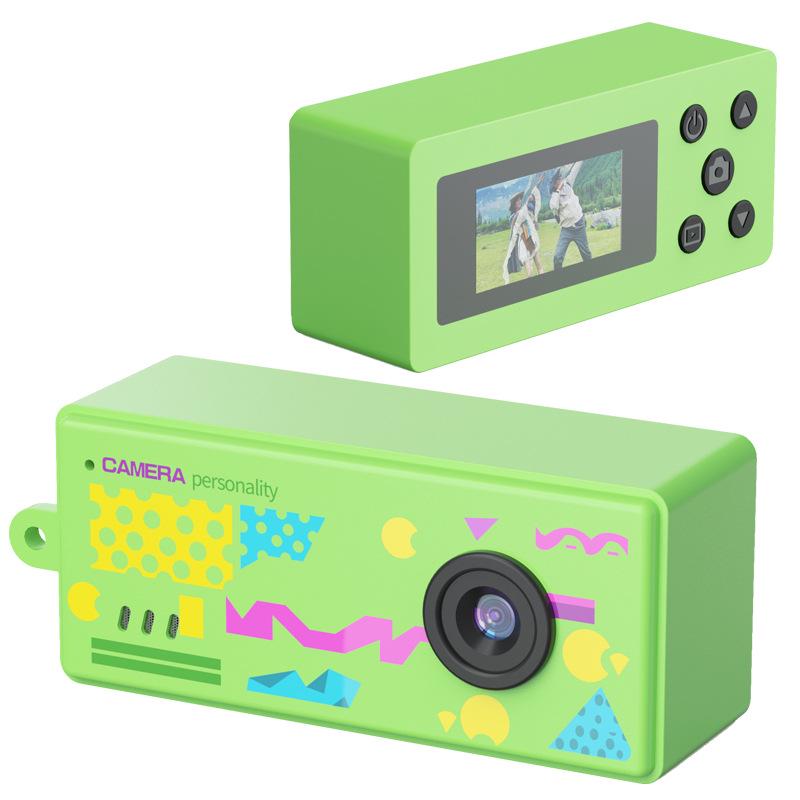 Retro Mini HD Thumb Camera for Kids with Lanyard