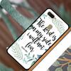 Bible Verse Quotes Case For OPPO A83 A91 A93 A1K A15 A3S A54 A74 A94 A5 A9 A31 A53 A52 A72 A53S Back Cover