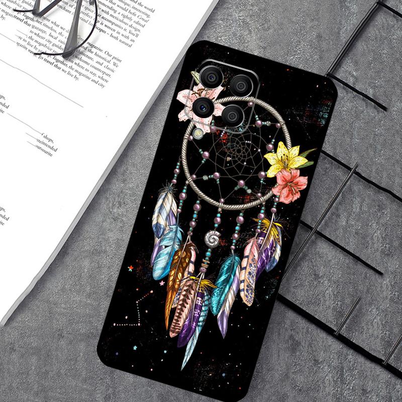 

Retro Feather Dreamcatcher Case For Samsung Galaxy M14 M12 M11 M13 M15 M06 M16 M36 M56 M31 M53 M32 M52 M35 M55 M34 M54 Samsung M11