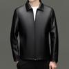Men's Genuine Leather Jackets Men's New Autumn and Winter Dad Clothes Middle-aged Men's Leather Jackets