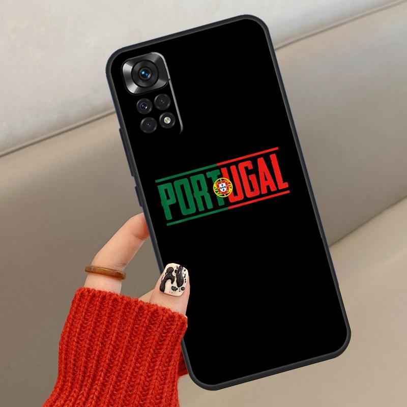 Portugal National Flag Case For Xiaomi Redmi Note 13 12 11 10 14 15 Pro Plus Cover For Redmi 15C 14C 10C 12C 13C 15