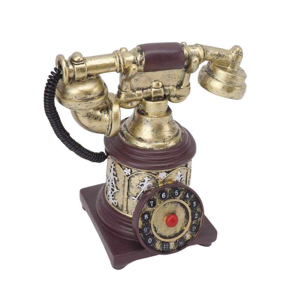 Hand Telephone Decoration Ingenious Vintage Landline Home Decorative for Home Coffee Shop  28