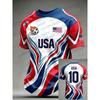 Vintage Rock Tour Soccer‑Style Jersey T‑Shirt Number 21 Graphic