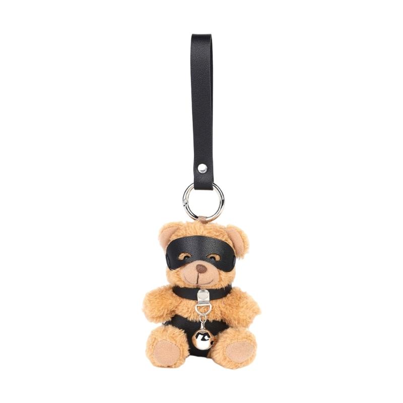 

Lovely Bear Keychain Soft PVC Accessory Compact Design Stylish Bag Hanging Ornament For Bags Keys Office Decors
