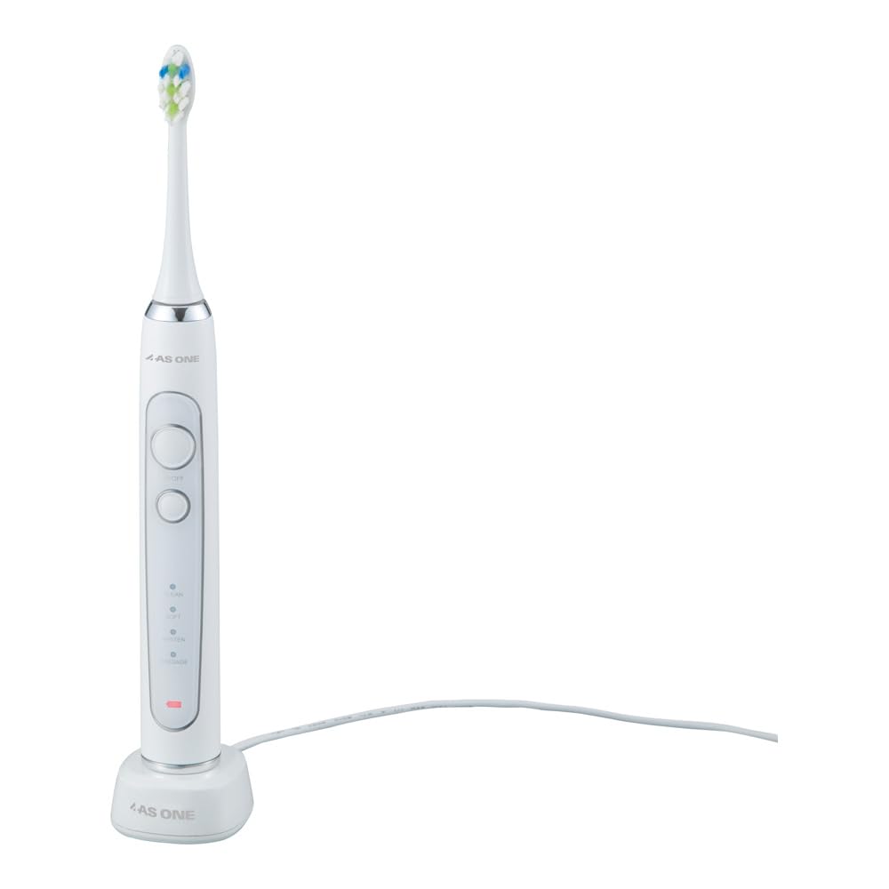 by a specialist manufacturer of oral care AS ONE Electric Sonic Toothbrush with Charging Stand and Replacement Brush Heads Sonic Electric Waterproof