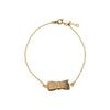 BONBEAU Morris pajarita colgante pulsera chapada en oro