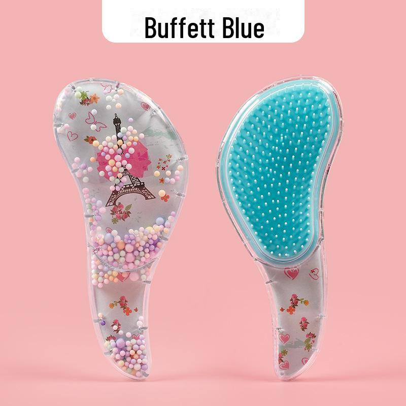 Transparent Anti-Knot Cartoon Hair Comb for Kids