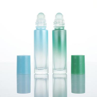 1Pcs 10Ml Roller Rollerball Perfume Essential Oil Roll On Ball Glass Bottle