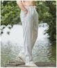 Men's Retro Chinese Style Linen Summer Trousers - Loose, Thin, Straight Casual Pants.