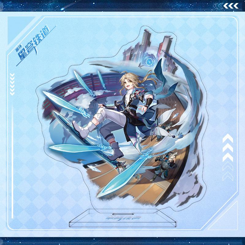 Spiel Honkai: Star Rail Stand Model Plate Perimeter 7. März Dan Heng Himeko Arlan Bronya Rand Figures Standee Brand Desk