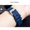 Weiches Gummi-Uhrenarmband Für Cartier Sandoz Santos 100 Silikon Herren Damen Uhrenarmband 20mm 23mm Edelstahl-Schnalle Zubehör