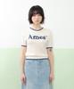 AMES-WORLDWIDE Basic Logo Knit Ivory