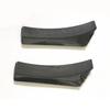 Pair ABS Glossy Carbon Fiber Look Rear Bumper Lip Splitter Protector Universal