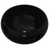Lavabo rond en céramique noir - VIDAXL - 40 x 15 cm - Design moderne et tendance