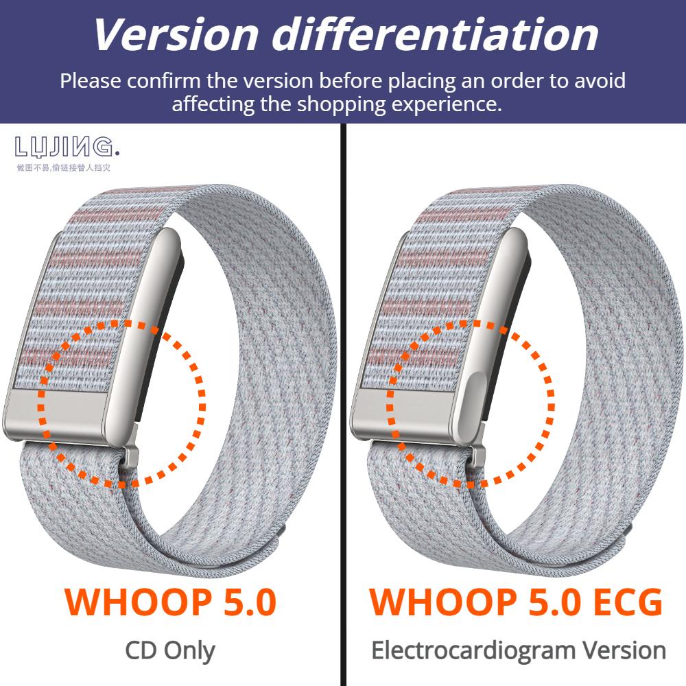 5.0 CloudKnit Band Nylon Strap For WHOOP 5.0 Smart Watch Replaceable Bracelet Belt for Whoop 5.0 ECG-MG Breathable Wristband Accessories Band