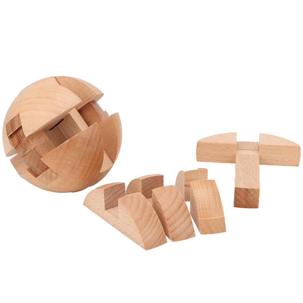 Tre Barn Intelligent Puslespill Låsekule Byggekloss Pedagogisk Leke