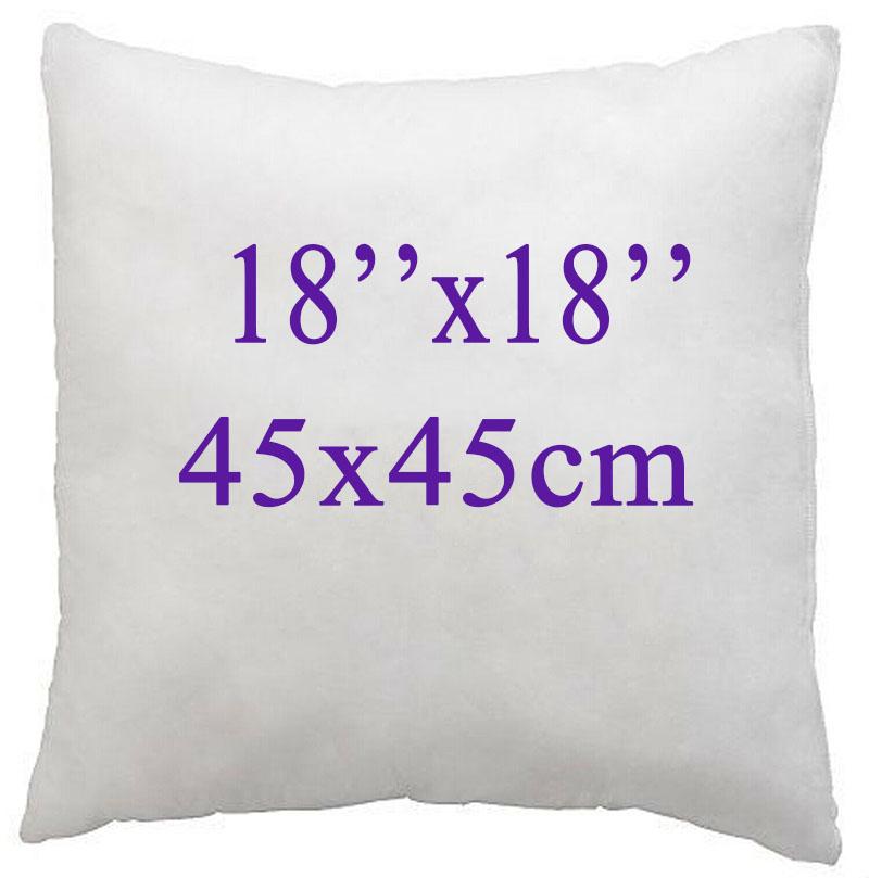 

Подушки-вкладыши Внутренние вставки Наполнители 14 16 18 и т.д. Полые волокна Наполнители 45*45cm(18 x 18 )