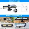 2/4PCS Clip On Solar Lights Outdoor Waterproof Tree Clip LED Motion Sensor Wall Fence Light for Garden Patio Porch Fence Gutter Garage Camping
