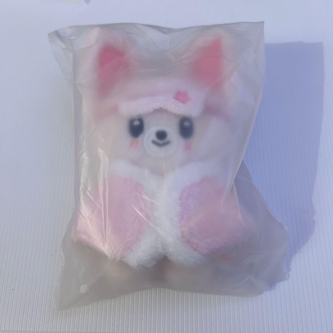 [USED] Stray Kids Korea Fan Meeting SKZOO 10cm Plush Toy Lee Know