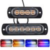 1pcs Led Strobe Warning Light Cheap Strobe Grille Flashing Lightbar Truck Car Beacon Lamp Amber Traffic Light 12V 24V Car Light