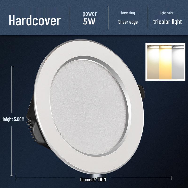 5W LED Recessed Ceiling Spotlight for Living Room - 7.5cm Opening
