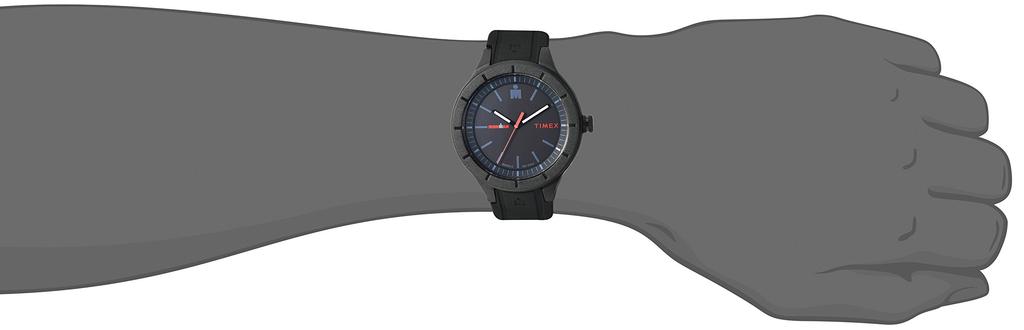 Timex Ironman Essential TW5M16800 Svart Silikon Analog Kvarts Dressklokke Herre