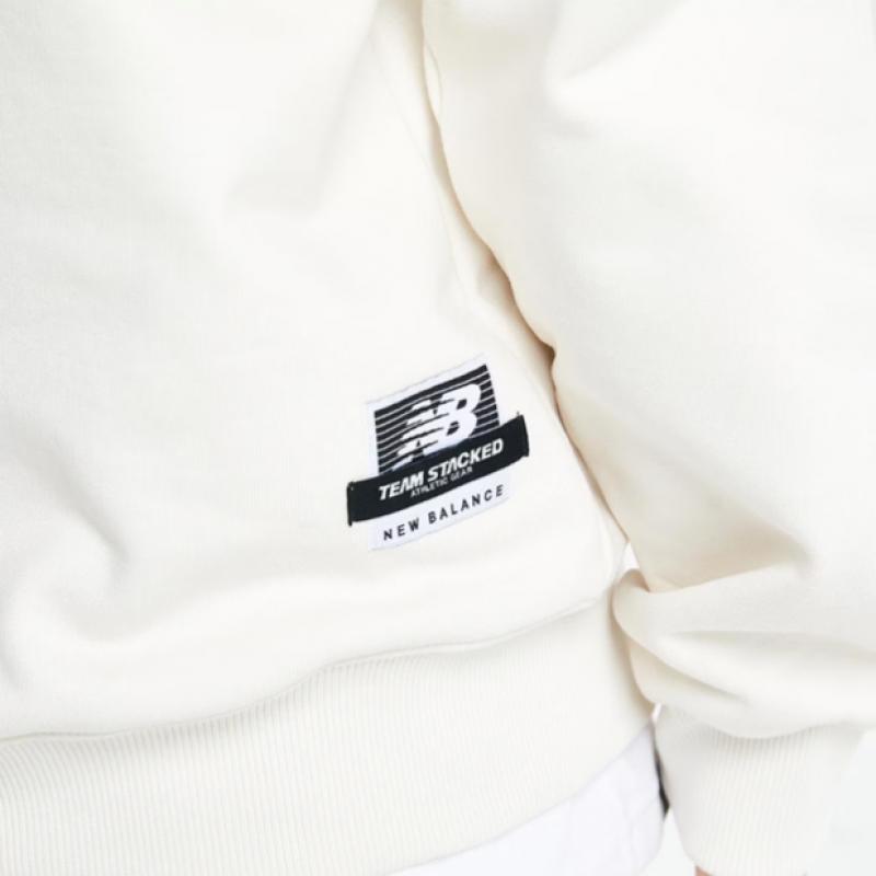 New Balance Half Club New Balance New Balance Common Team Stacked Brushed Half Zip Up