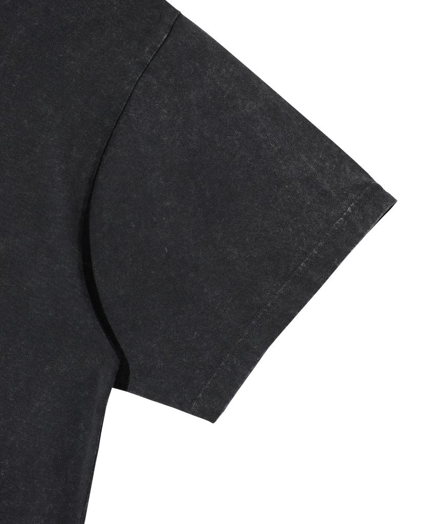 Treasure Flame Stonewashed Short Sleeve T-Shirt Charcoal