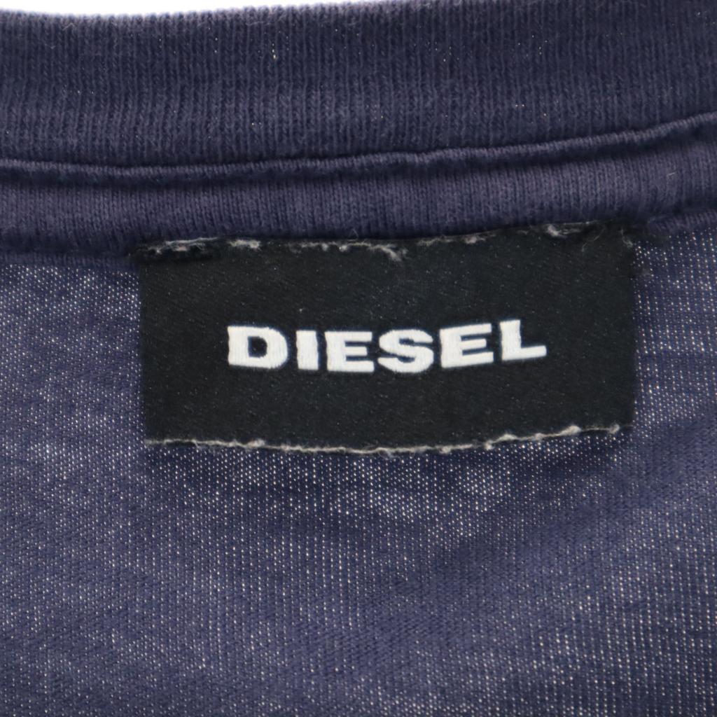 Diesel Short Sleeve T-shirt M Navy Men's Used