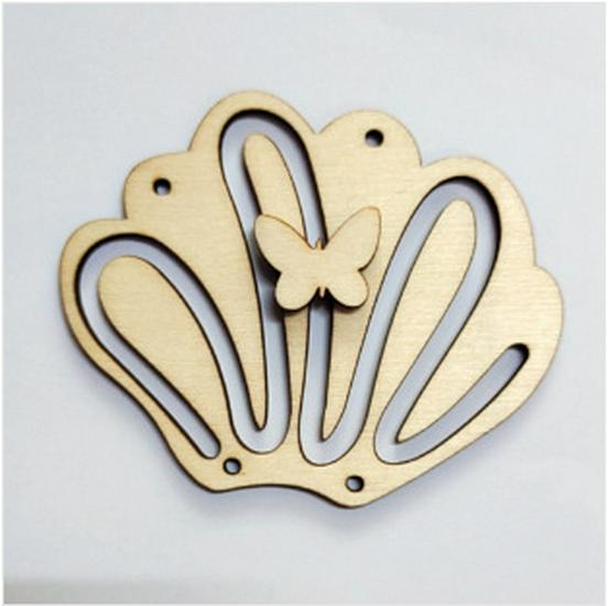 Hand-Painted DIY Busy Board: Educational Wooden Gears & Clock Ornament for Teaching and Decoration