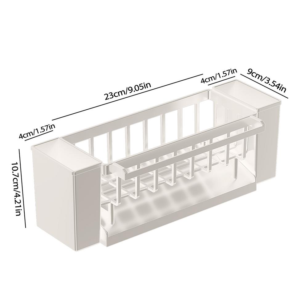 Spülbecken Abtropfgestell Schwammhalter Armaturen Aufbewahrung Seifenablage Handtuchhalter Regal Organizer Küchenzubehör