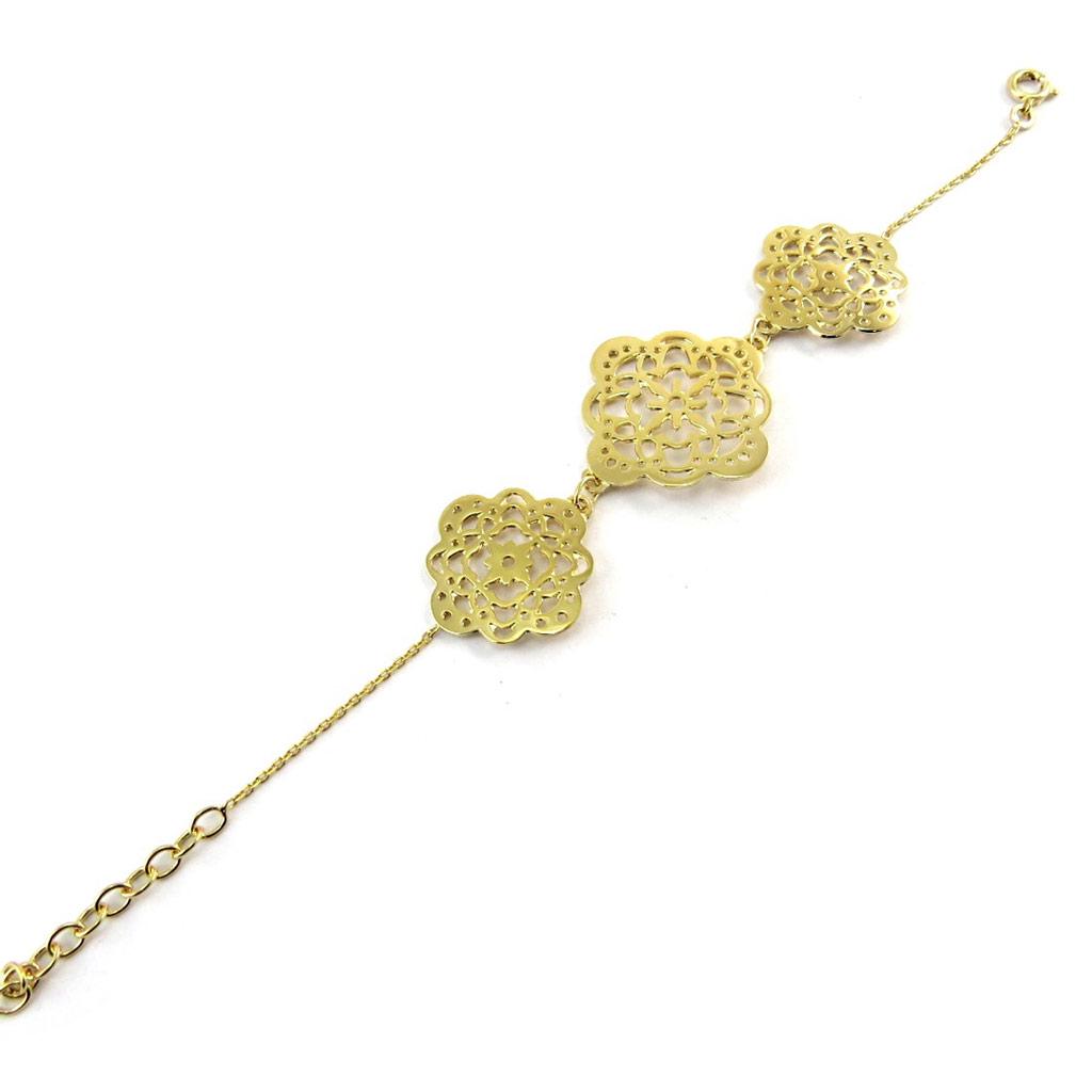 Les Trésors De Lily [N3773] - Bracelet plaqué or 'Carmen'