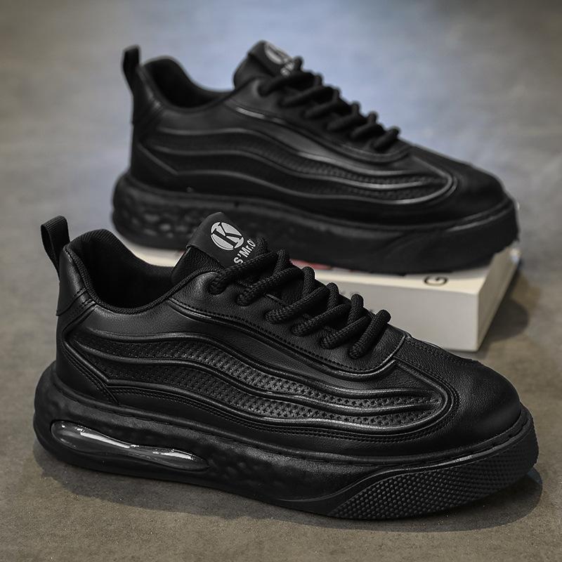 Spring Leather Breathable Sneakers Outdoor Niche Shoes Youth Trend Versatile Sneakers