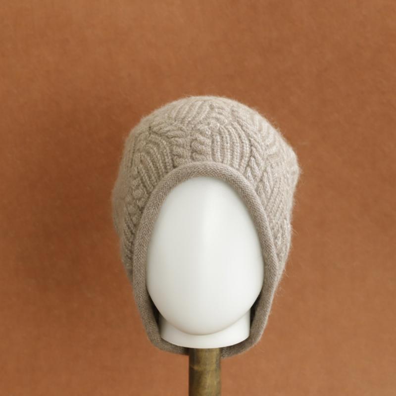 Women's Y2K Warm Autumn Winter Wool Hat Fashion Vintage Rabbit Fur Hat for Students Daily Commuting Use