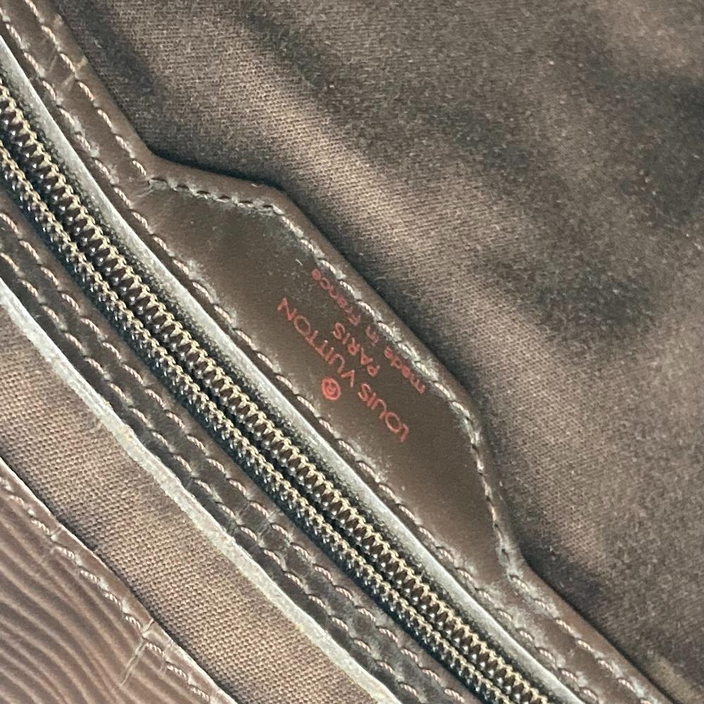 Louis Vuitton M5908D Epi Sac Plat Tote Bag Vertical Hand Bag Leather mocha Brown